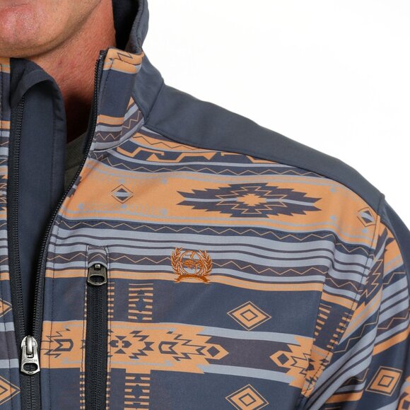 Men's Cinch Blue Bonded Western Style Jacket - Picture 5 of 5